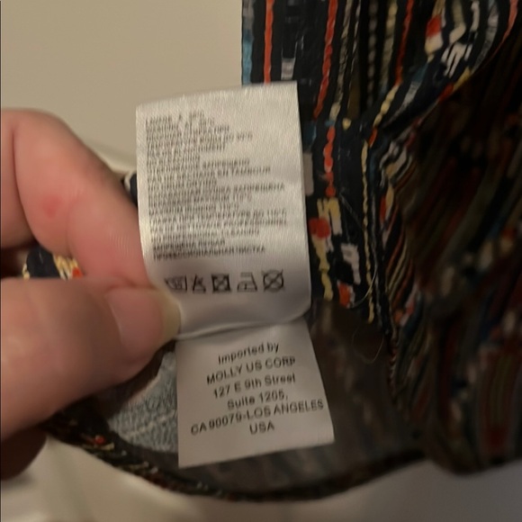 Multicolor Off-Shoulder Dress - Picture 6 of 6